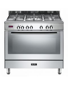 ELBA 90cm Stainless Steel Fusion Gas Electric Cooker - 01/9FX827SL