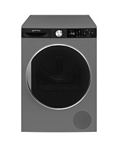 Smeg 9kg Dark Inox Free Standing Tumble Dryer - D3T9XSA