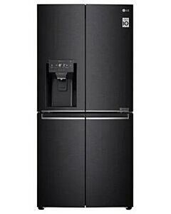 LG 476L Black Side By Side Fridge - GC-L22FTQUB