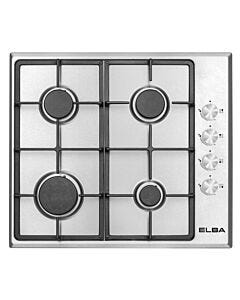 Elba 60cm Stainless Steel 4 Burner Gas Hob - T65-450X