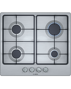 Bosch 60cm Gas Hob Stainless steel - PGP6B5B62Z