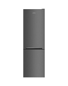 Smeg 60cm Dark Inox Bottom Mount Free Standing Refrigerator - RC33KNZA