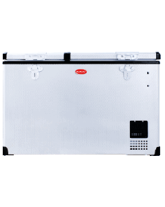 Snomaster 66lt Dual Compartment Stainless Steel Fridge/Freezer - SMDZ-EX67D