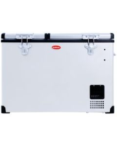 SnoMaster 66lt Low Profile Dual Compartment Stainless Steel Fridge/Freezer - SMDZ-LP66D