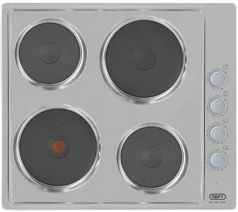 Defy 4 Plate Stainless Steel Hob Hirsch s