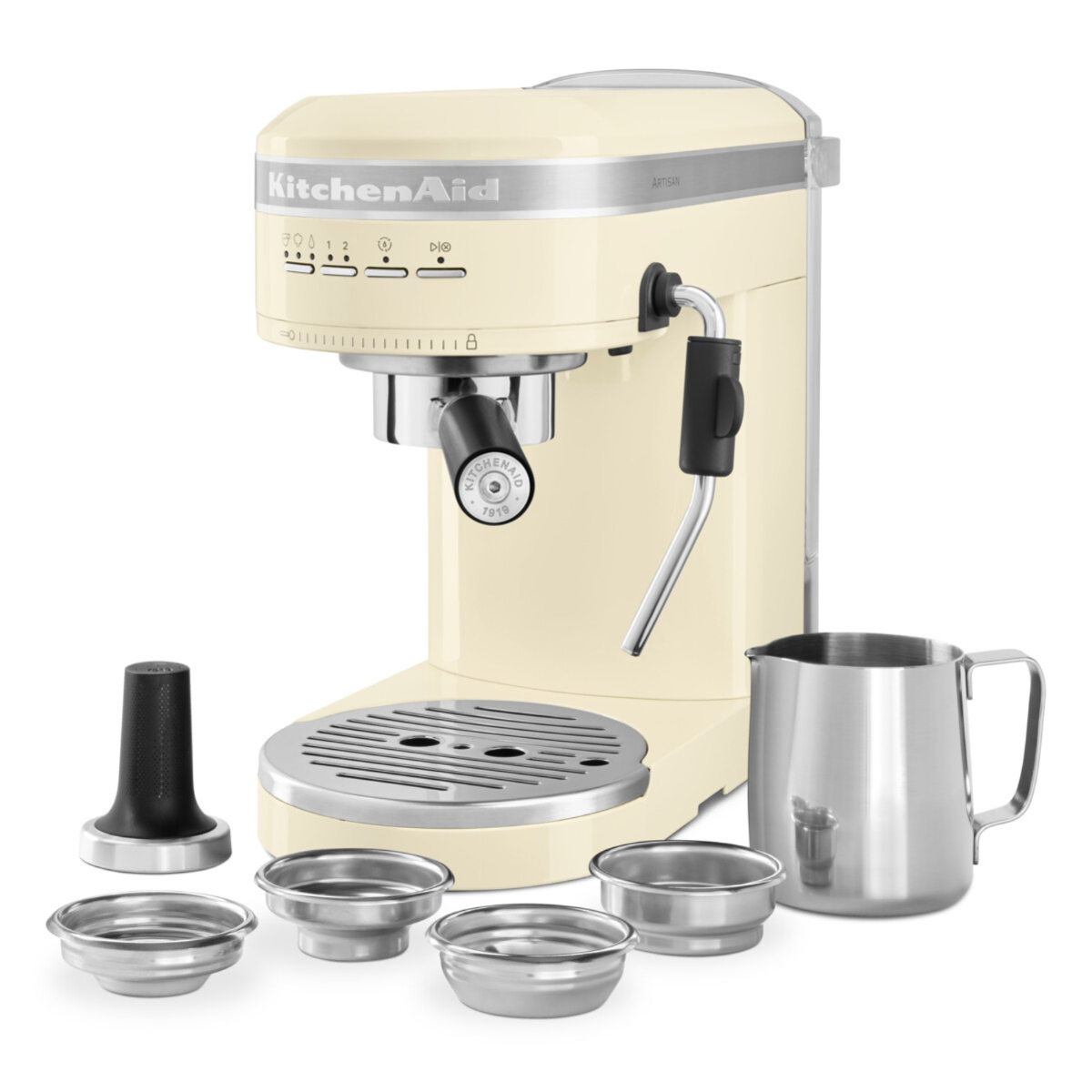 KitchenAid Artisan Espresso Machine Almond Cream 5KES6503EAC Hirsch s