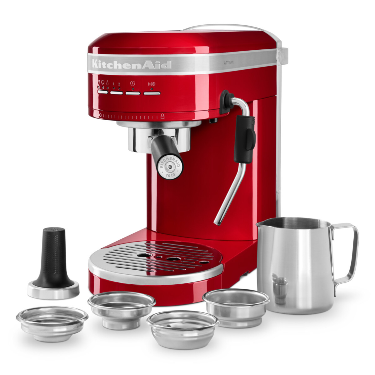 KitchenAid Artisan Espresso Machine Empire Red 5KES6503EER Hirsch s
