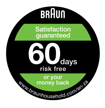 Braun 60 day Risk Free Badge